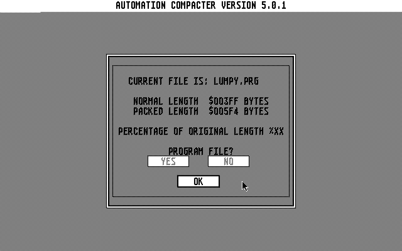 Automation Compacter atari screenshot